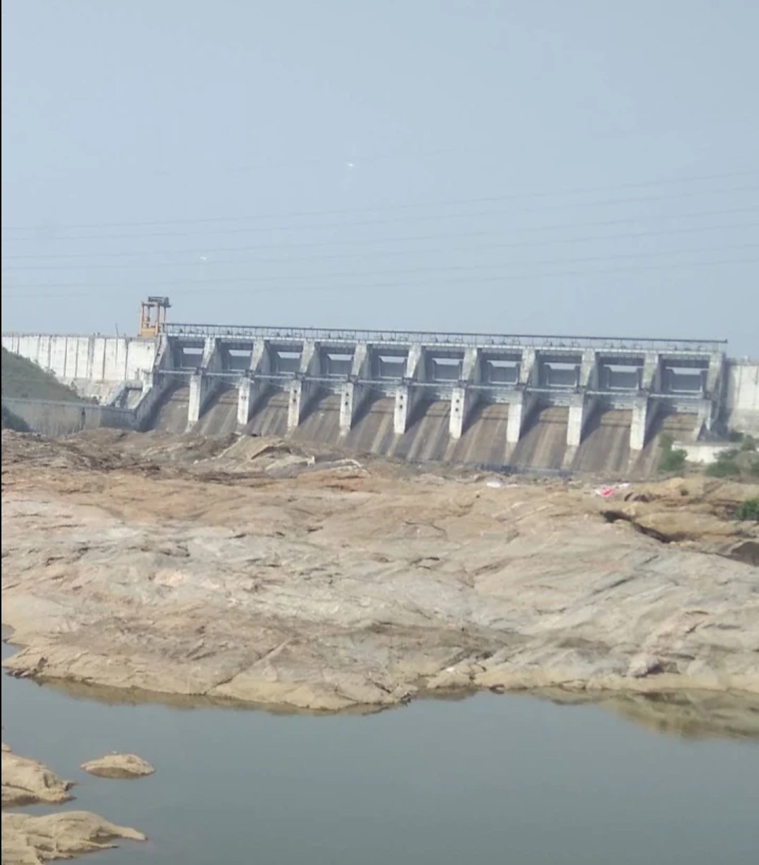 Tenughat Dam Bokaro — reservoir backwaters and wetland with migratory waterfowl, Damodar River, Jharkhand