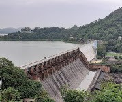 Masanjore Dam (Canada Dam) — vast Mayurakshi reservoir with forested hills, Dumka district, Jharkhand