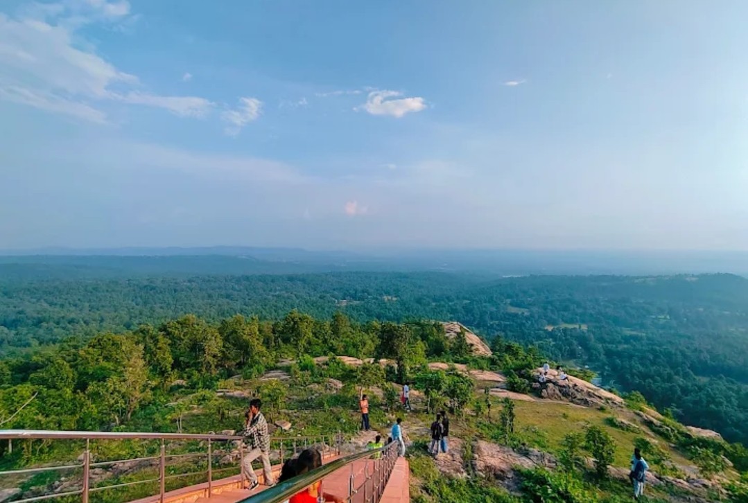 Dombari Buru memorial hill — sacred Ulgulan massacre site with tribal heritage memorial, Khunti district, Jharkhand