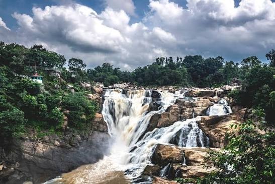 Dassam Falls — ten-stream waterfall on the Kanchi River, 40 km from Ranchi, Jharkhand