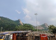 Trikut Pahar — three rocky peaks rising from flat Santhal Pargana plains with ropeway, Deoghar, Jharkhand